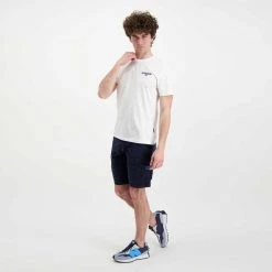 NAPAPIJRI T-SHIRT ICE Bianco -Strada Moda napapijri np0a4gwi t shirt ice casual uomo 044924401 002 5