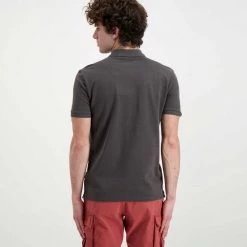 NAPAPIJRI POLO IN PIQUET ICE Grigio -Strada Moda napapijri np0a4gwm polo in piquet ice casual uomo 044925101 h74 3