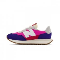NEW BALANCE 237 BAMBINA Rosa, Viola -Strada Moda new balance gs237eg 237 bambina tutte sneaker bambino 044463401 eg 4