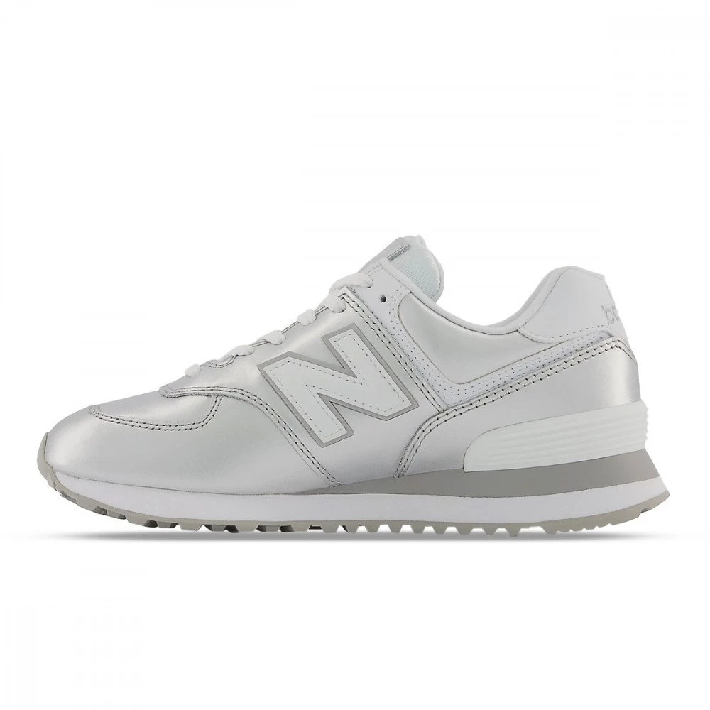 NEW BALANCE 574 DONNA Argento 8 NEW BALANCE 574 DONNA Argento - immagine 6