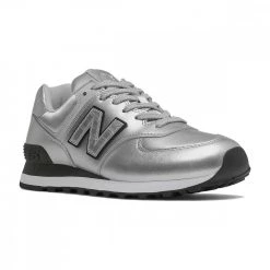 NEW BALANCE 574 METALLIC DONNA Argento -Strada Moda new balance wl574pn2 574 metallic donna tutte sneaker donna 043538501 pn2 2