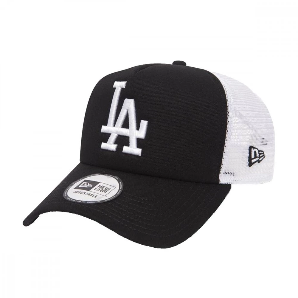 NEW ERA CLEAN TRUCKER LOS ANGELES DODGERS BLKWHI 3 NEW ERA CLEAN TRUCKER LOS ANGELES DODGERS BLKWHI