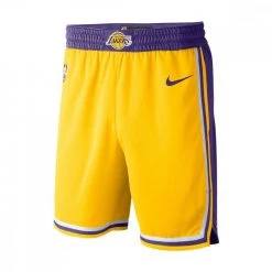 NIKE SHORT SWINGMAN LAKERS Giallo