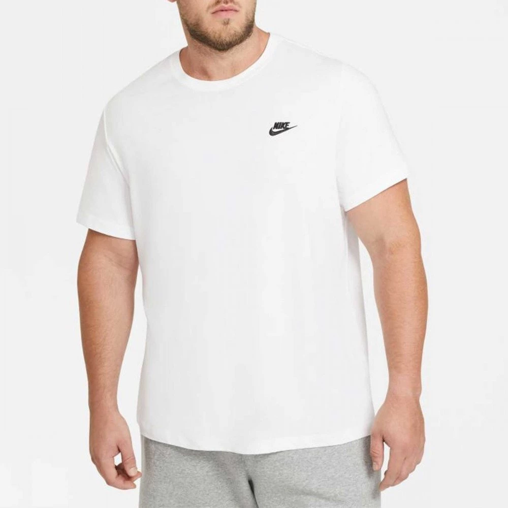 NIKE T-SHIRT CLUB MINI LOGO Bianco 5 NIKE T-SHIRT CLUB MINI LOGO Bianco - immagine 3