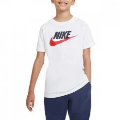 NIKE T-SHIRT FUTURA ICON BAMBINO Bianco