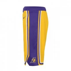 NIKE SHORT LAKERS BAMBINO Giallo -Strada Moda nike b7bcql short lakers bambino squadre basket bambino 041474601 yel 2