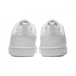 NIKE COURT BOROUGH LOW 2 BAMBINO Bianco -Strada Moda nike bq5448 nike court borough low 2 gs tutte sneaker bambino 043216401 100 3