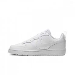NIKE COURT BOROUGH LOW 2 BAMBINO Bianco -Strada Moda nike bq5448 nike court borough low 2 gs tutte sneaker bambino 043216401 100 6