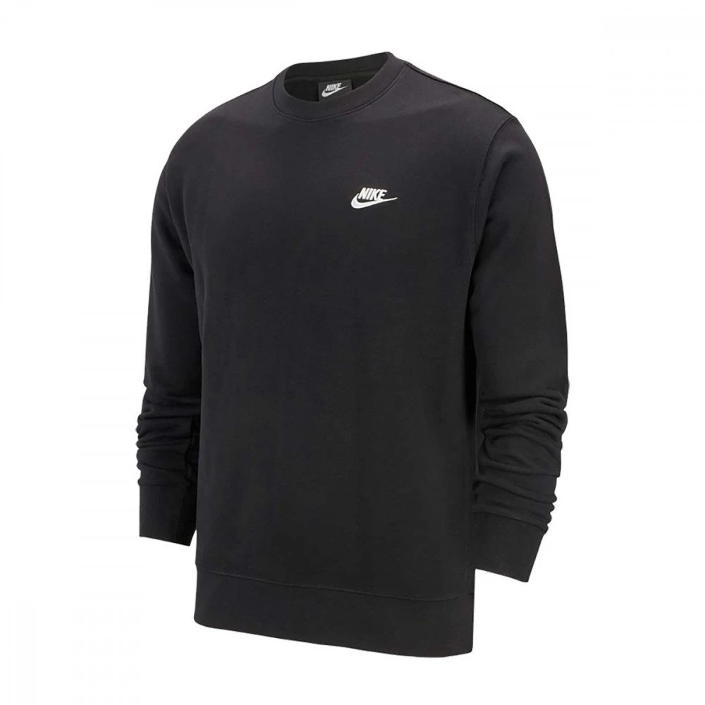 NIKE FELPA GIROCOLLO CLUB MINI LOGO Nero 3 NIKE FELPA GIROCOLLO CLUB MINI LOGO Nero