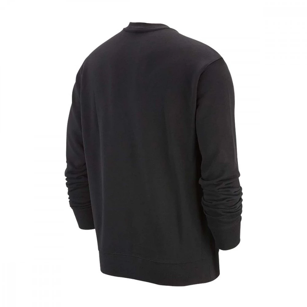 NIKE FELPA GIROCOLLO CLUB MINI LOGO Nero 4 NIKE FELPA GIROCOLLO CLUB MINI LOGO Nero - immagine 2