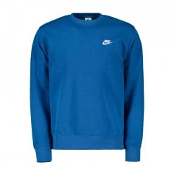 NIKE FELPA GIROCOLLO CLUB MINI LOGO Royal