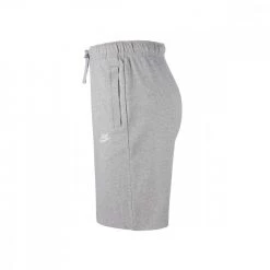 NIKE BERMUDA CLUB JERSEY Grigio -Strada Moda nike bv2772 short club jersey sport style uomo 040662401 063 3