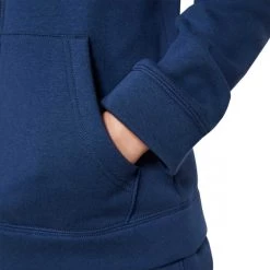 NIKE TUTA FULL ZIP CON CAPPUCCIO CORE BAMBINO Blu -Strada Moda nike bv3634 tuta fz c capp core bambino abbigliamento bambino 045386601 410 4