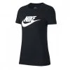 NIKE T-SHIRT ESSENTIAL LOGO DONNA Nero -Strada Moda nike bv6169 t shirt essential logo donna sport style donna 039799801 010 1