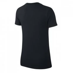 NIKE T-SHIRT ESSENTIAL LOGO DONNA Nero -Strada Moda nike bv6169 t shirt essential logo donna sport style donna 039799801 010 2