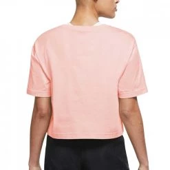 NIKE T-SHIRT CROP ESSENTIAL DONNA Rosa -Strada Moda nike bv6175 t shirt crop essential donna sport style donna 045003401 611 2