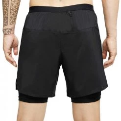 NIKE SHORT DRI-FIT FLEX STRIDE 2-IN-1 7" Nero -Strada Moda nike cj5471 short flex stride 2in1 7 abbigliamento running uomo 042658001 010 5