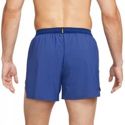 NIKE SHORT AEROSWIFT 4" Blu -Strada Moda nike cj7840 short aeroswift 4 abbigliamento running uomo 044566301 455 2