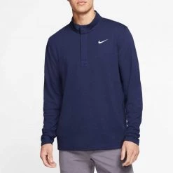 NIKE FELPA 1/2 ZIP DRI-FIT VICTORY Blu -Strada Moda nike cn1018 felpa 1 2 zip dri fit victory abbigliamento golf uomo 042275901 419 4