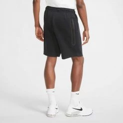 NIKE BERMUDA TECH FLEECE Nero -Strada Moda nike cu4503 short tech fleece sport style uomo 040987501 010 4