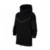 NIKE FELPA FULL ZIP CON CAPPUCCIO TECH FLEECE BAMBINO Nero
