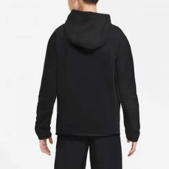 NIKE FELPA FULL ZIP CON CAPPUCCIO TECH FLEECE BAMBINO Nero -Strada Moda nike cu9223 felpa full zip con cappuccio tech fleece bambino abbigliamento bambino 040977501 010 4