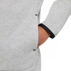 NIKE FELPA FULL ZIP CON CAPPUCCIO TECH FLEECE BAMBINO Grigio -Strada Moda nike cu9223 felpa full zip con cappuccio tech fleece bambino abbigliamento bambino 040977601 063 5