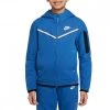 NIKE FELPA FULL ZIP CON CAPPUCCIO TECH FLEECE BAMBINO Royal