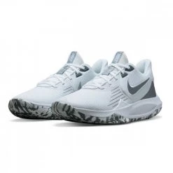 NIKE PRECISION 5 Bianco -Strada Moda nike cw3403 precision v scarpe basket uomo 043920901 101 2