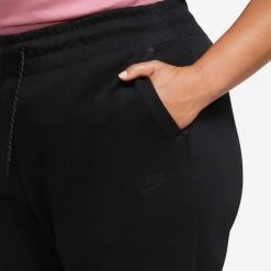 NIKE PANTALONI TECH FLEECE DONNA Nero -Strada Moda nike cw4292 pantalone tech fleece donna sport style donna 040981501 010 6