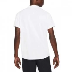 POLO NIKECOURT DRI-FIT Bianco -Strada Moda nike cw6288 nikecourt dri fit polo blade abbigliamento tennis uomo 044590301 100 2