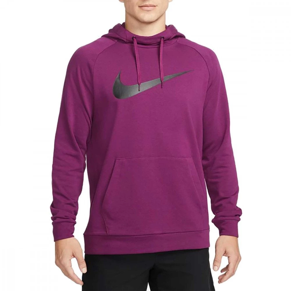 NIKE FELPA CON CAPPUCCIO SWOOSH Viola 3 NIKE FELPA CON CAPPUCCIO SWOOSH Viola