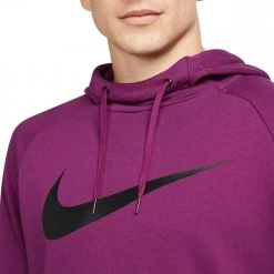 NIKE FELPA CON CAPPUCCIO SWOOSH Viola 8 NIKE FELPA CON CAPPUCCIO SWOOSH Viola -Strada Moda nike cz2425 felpa con cappuccio swoosh abbigliamento training e palestra uomo 044577601 610 3