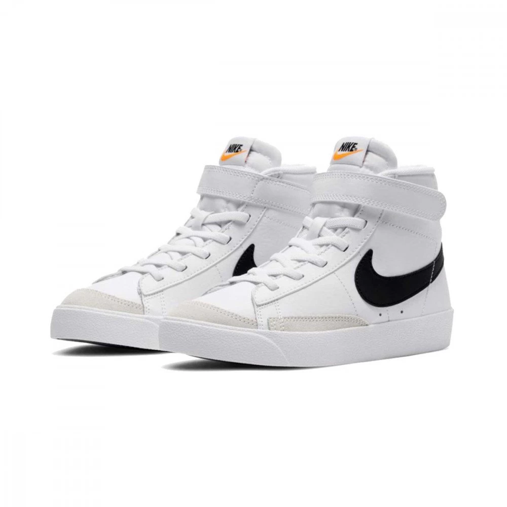 NIKE BLAZER MID '77 BAMBINO Bianco 4 NIKE BLAZER MID '77 BAMBINO Bianco - immagine 2