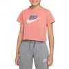 NIKE T-SHIRT CROP FUTURA BAMBINA Rosa -Strada Moda nike da6925 t shirt crop futura bambina abbigliamento bambino 044518201 603 1