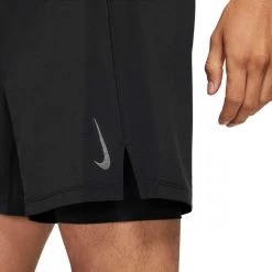 NIKE SHORT YOGA 2IN1 Nero -Strada Moda nike dc5320 short yoga 2in1 abbigliamento training e palestra uomo 042414501 010 4