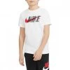 NIKE T-SHIRT SWOOSH BAMBINO Bianco 2 NIKE T-SHIRT SWOOSH BAMBINO Bianco -Strada Moda nike dc7796 t shirt swoosh bambino abbigliamento bambino 045333901 100 1