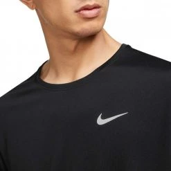 NIKE MAGLIA MANICA LUNGA DRI-FIT MILER Nero -Strada Moda nike dd4576 m nk df uv miler top ls abbigliamento running uomo 043303001 010 3