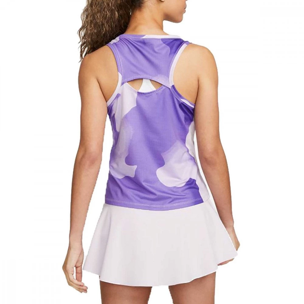 NIKE CANOTTA DRI-FIT VICTORY PRINTED DONNA Rosa 4 NIKE CANOTTA DRI-FIT VICTORY PRINTED DONNA Rosa - immagine 2