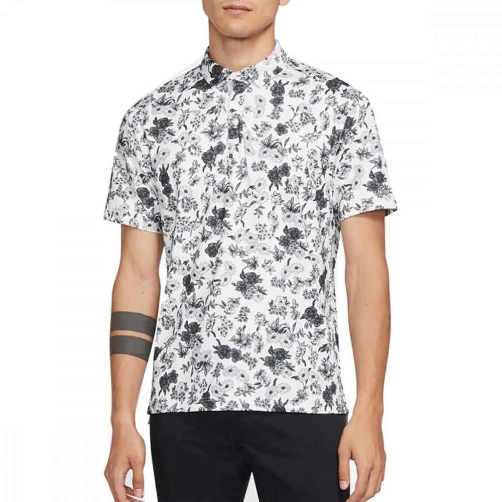 NIKE M NK DF PLAYER FLORAL PRT POLO 3 NIKE M NK DF PLAYER FLORAL PRT POLO