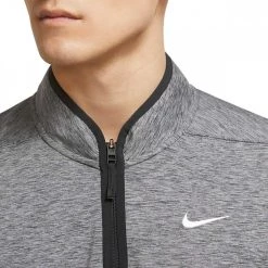 NIKE M NK DF VCTRY HTHR HZ TOP -Strada Moda nike dh1261 m nk df vctry hthr hz top abbigliamento golf uomo 044521401 010 3