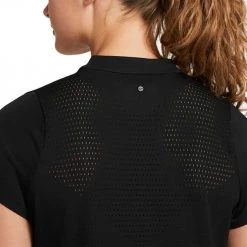 NIKE W NK DFADV ACE SS POLO -Strada Moda nike dh2447 w nk dfadv ace ss polo abbigliamento golf donna 045769001 010 4