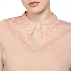 NIKE W NK DFADV ACE SS POLO -Strada Moda nike dh2447 w nk dfadv ace ss polo abbigliamento golf donna 045769101 800 3