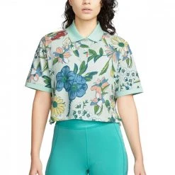 W THE NIKE POLO FLORAL PRT