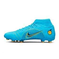 NIKE SUPERFLY 8 ACADEMY FG/MG Azzurro -Strada Moda nike dj2873 superfly 8 academy fg mg scarpe calcio uomo 044467801 484 6