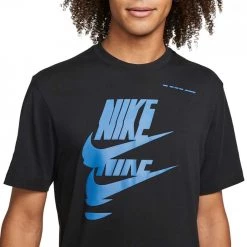 NIKE T-SHIRT ESSENTIAL FUTURA Nero -Strada Moda nike dm6377 t shirt essential futura sport style uomo 044502301 010 3