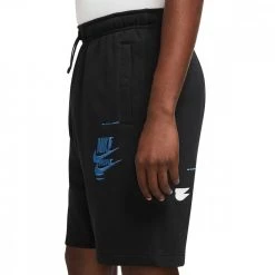 NIKE BERMUDA ESSENTIAL FUTURA Nero -Strada Moda nike dm6877 short essential futura sport style uomo 045006001 010 3