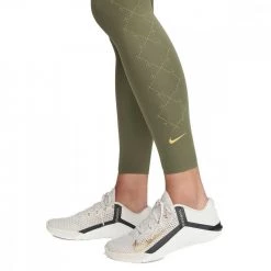 NIKE LEGGINGS ONE LUXE DONNA Verde -Strada Moda nike dm7258 leggings one luxe donna abbigliamento training e palestra donna 044575401 222 5