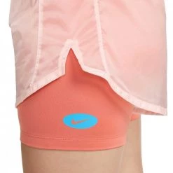 NIKE SHORT ICON CLASH TEMPO LX DONNA Rosa -Strada Moda nike dm7739 short icon clash tempo lx donna abbigliamento running donna 045192801 610 3