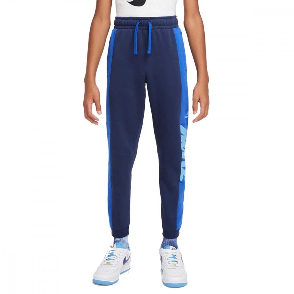 NIKE PANTALONI AMPLIFY BAMBINO Blu 3 NIKE PANTALONI AMPLIFY BAMBINO Blu